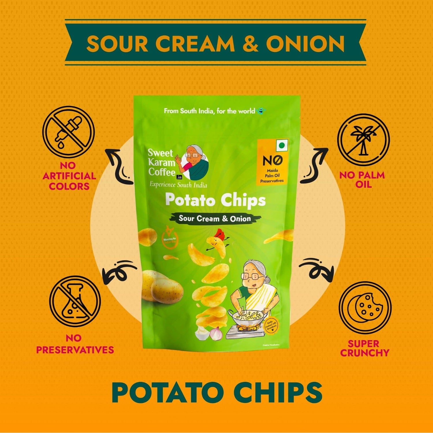 Potato Chips - Sour Cream & Onion