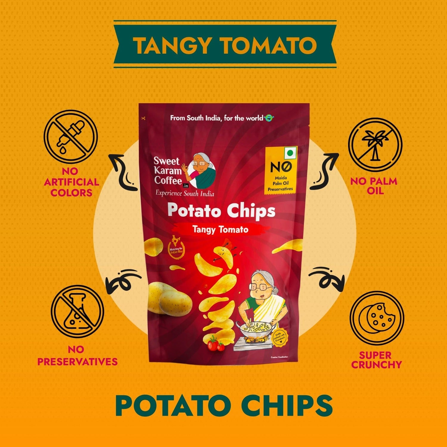 Potato Chips - Tangy Tomato