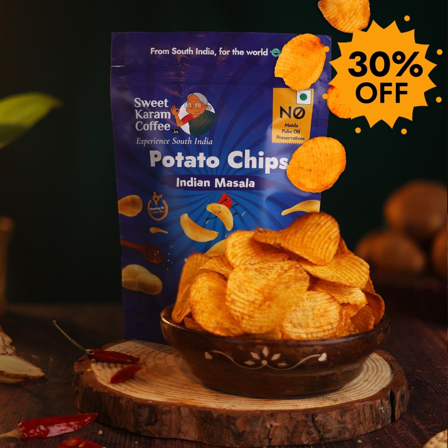 Potato Chips - Indian Masala