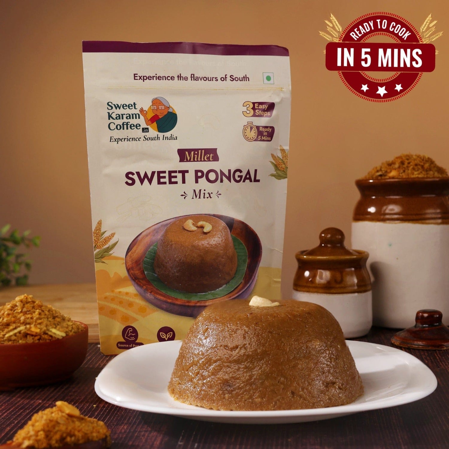 5 Minutes Sweet Pongal Mix