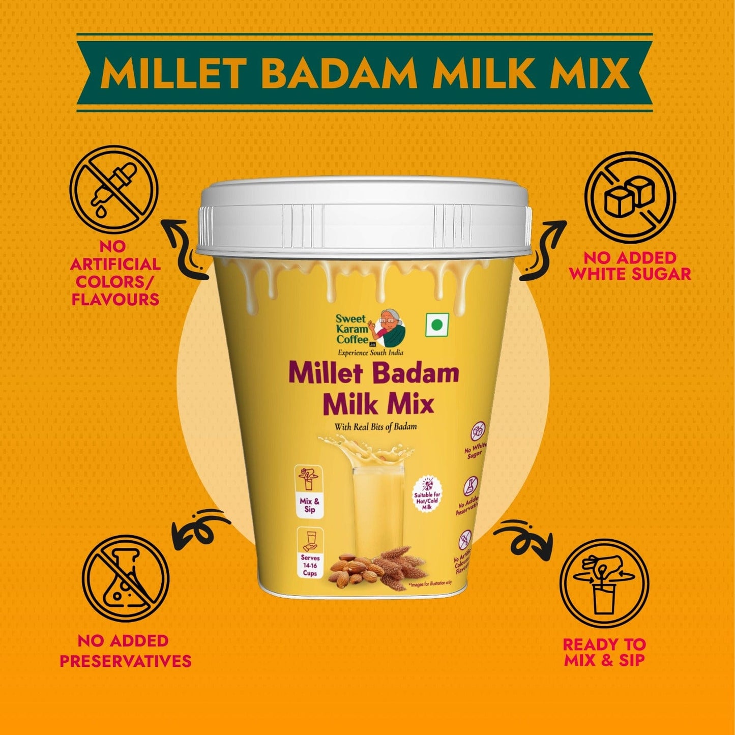 Millet Badam Milk Mix