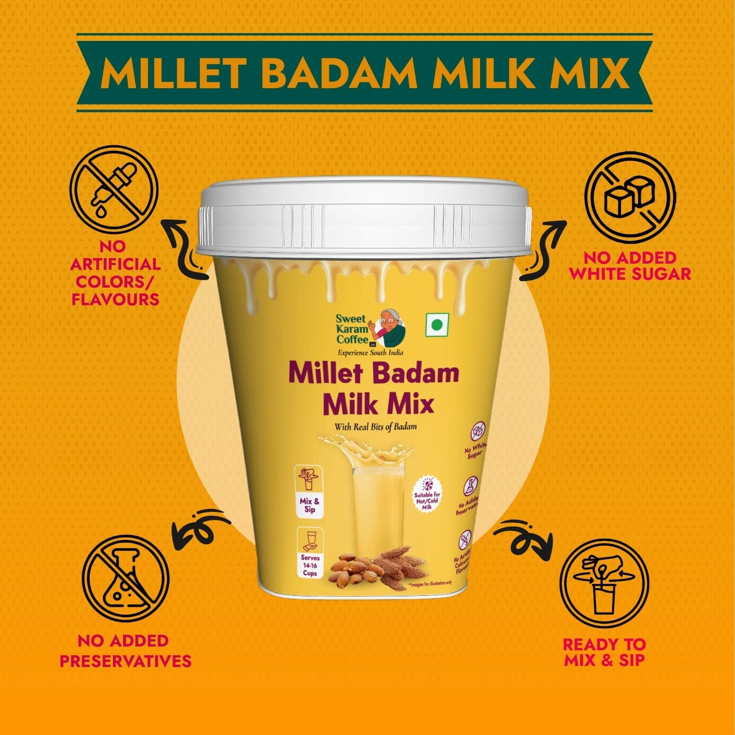 Millet Badam Milk Mix