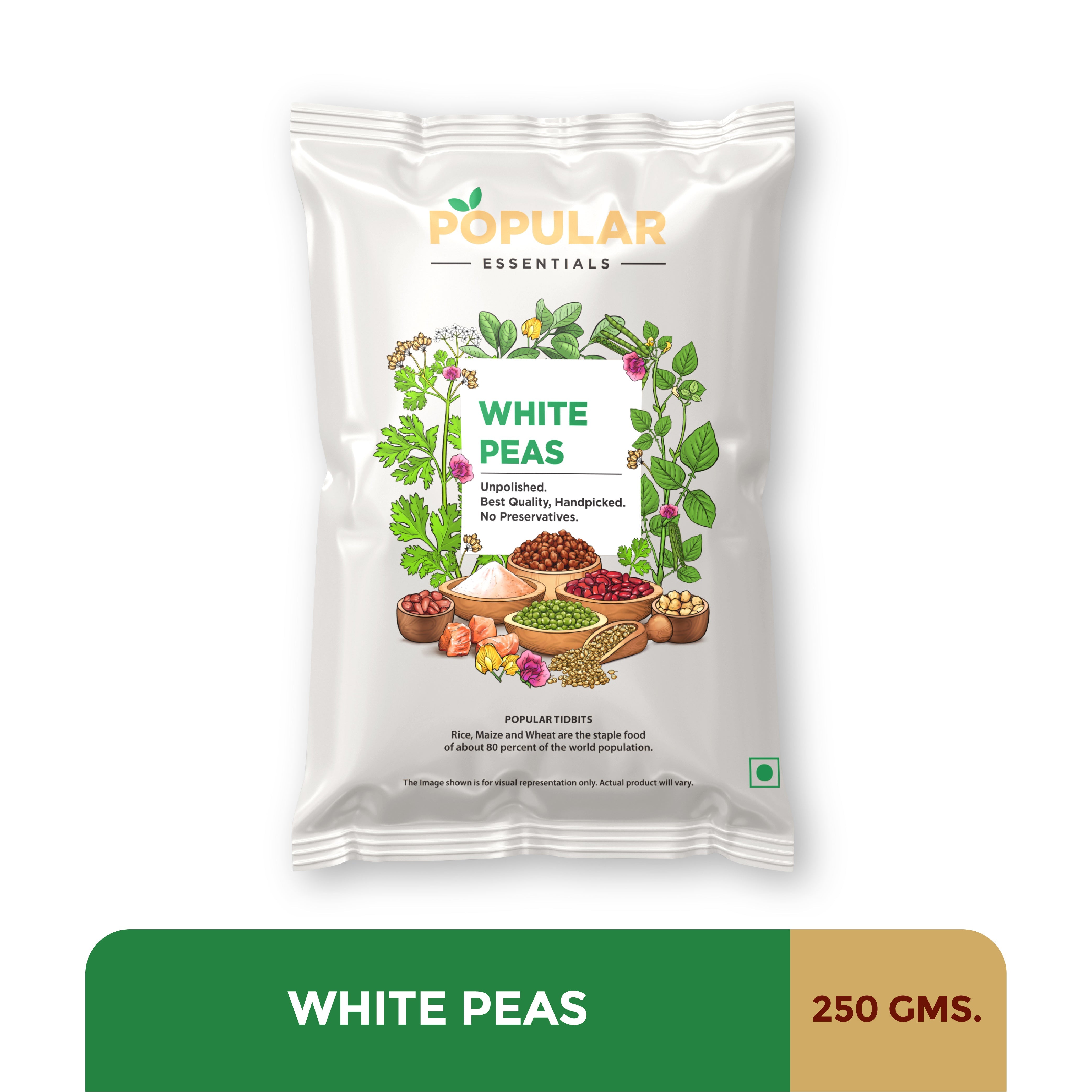 Essentials Premium White Peas (Matar)
