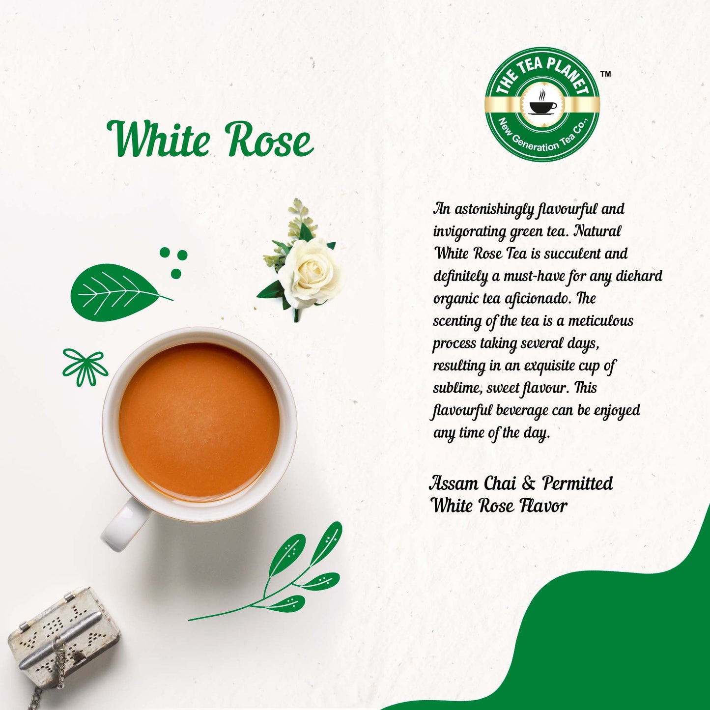 White Rose Flavored CTC Tea