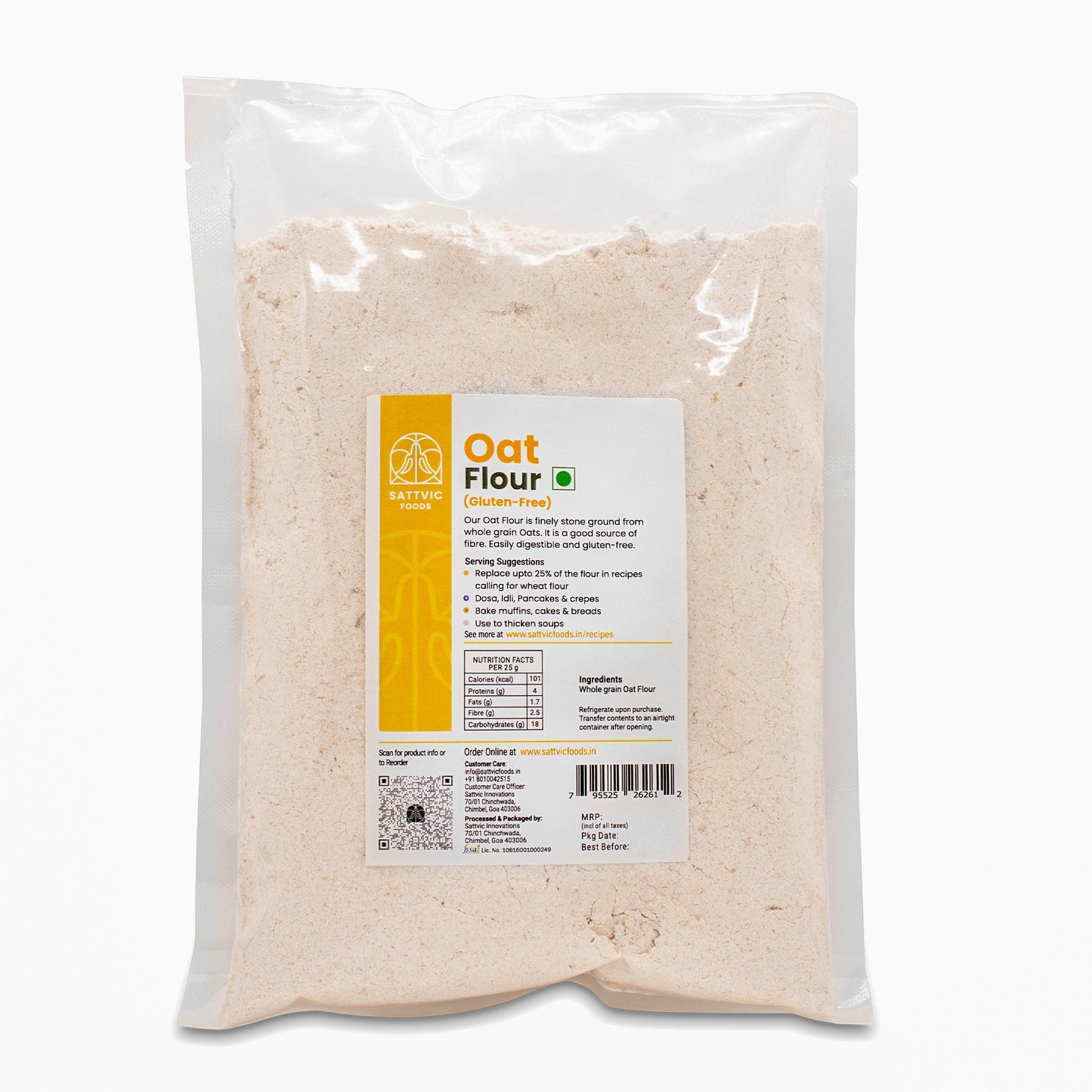 Oat Flour | Stone-Ground Whole Grain Flour | Gluten-Free