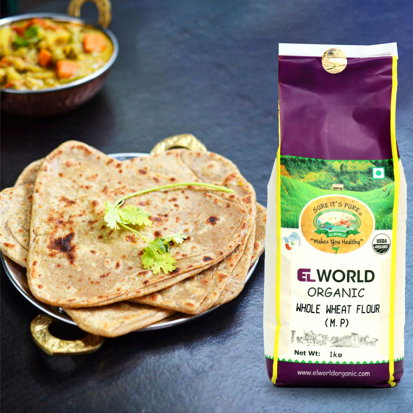 Elworld Agro & Organic Food Products Whole Wheat Flour