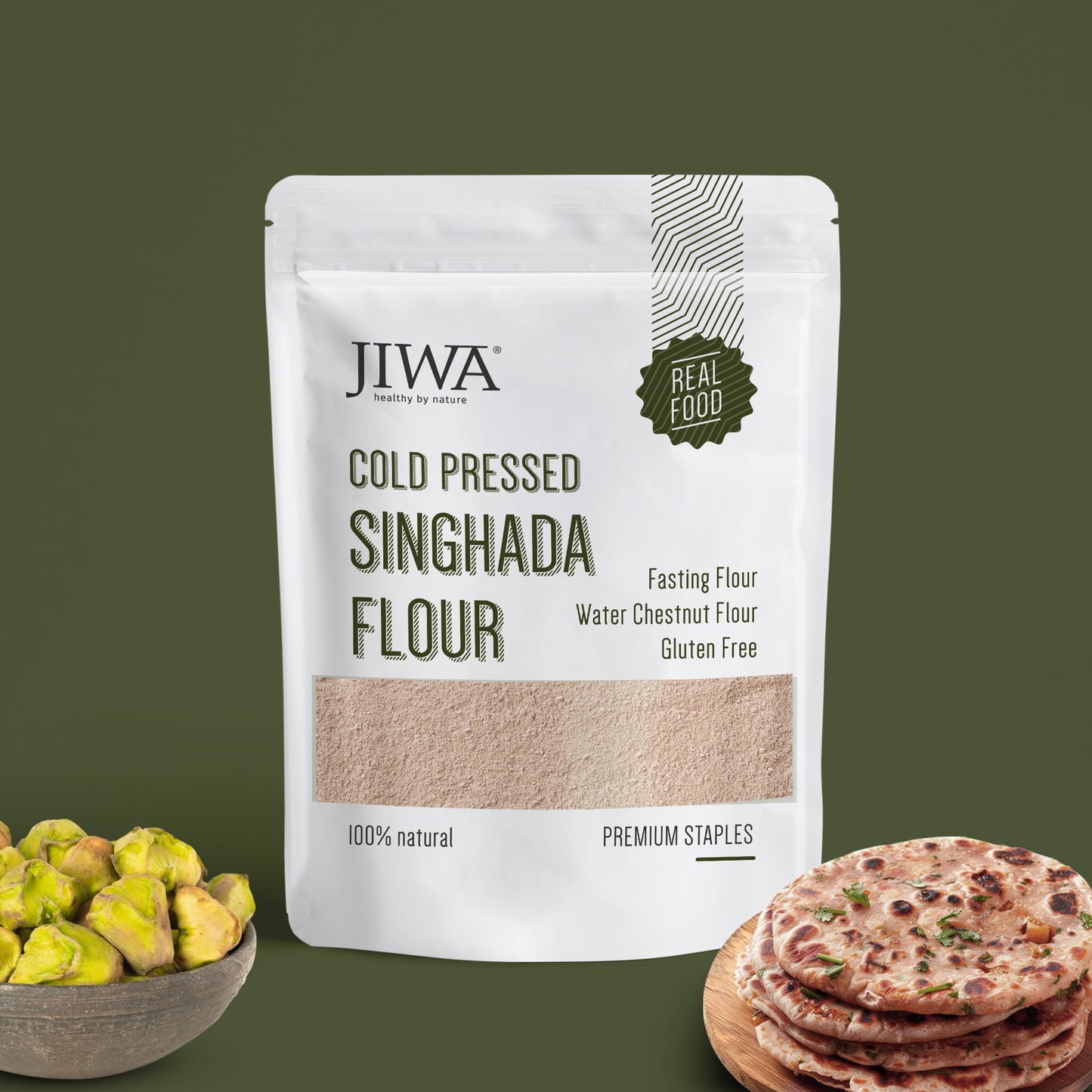 Cold Pressed Organic Singhada Flour