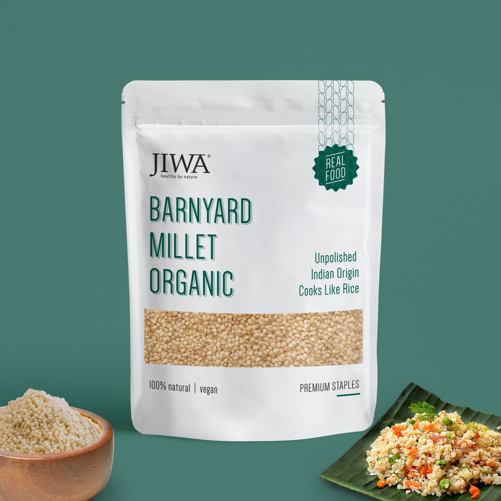 Fun Millets Jiwa Organic Barnyard Millet - 1 kg - Veeha Foods