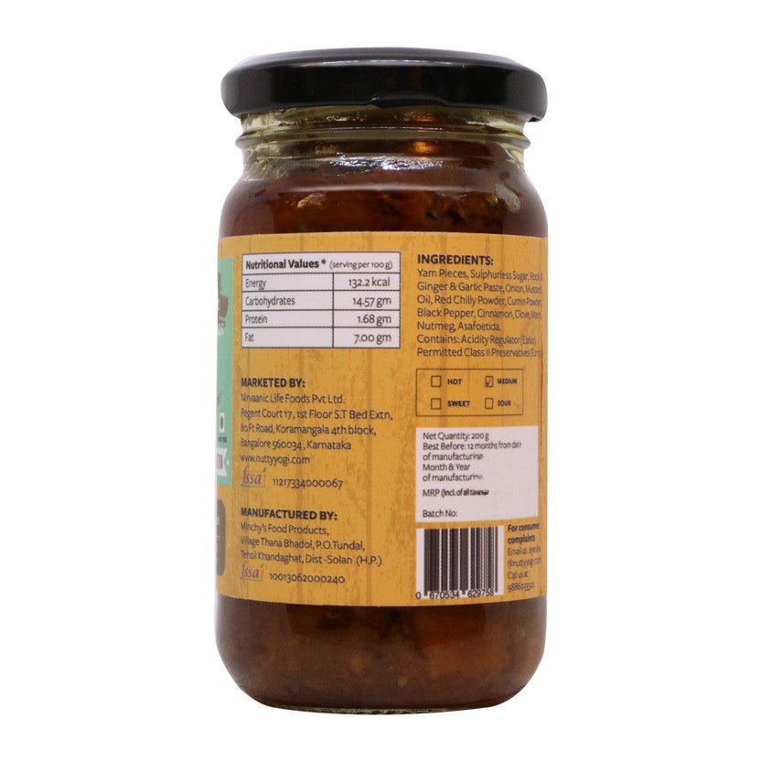 Nutty Yogi Yam Pickle 200g