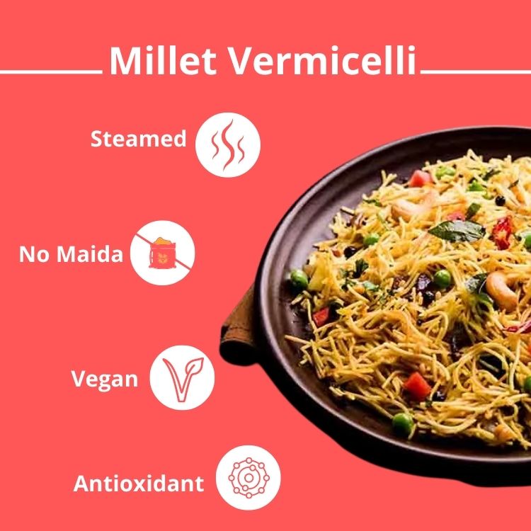 Millet Vermicelli (Seviyan) - Helps Lower Cholesterol