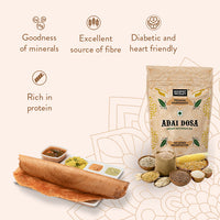 Multigrain Adai Dosa Mix (250 gm, makes 10-12 dosas)