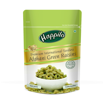 Happilo Premium seedless Afghani Green Raisins