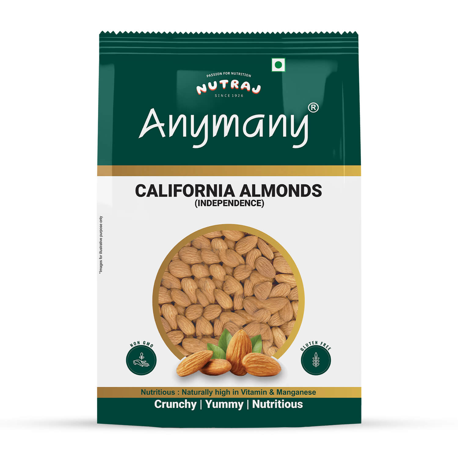 Nutraj Anymany Californian Almonds Badam 1kg