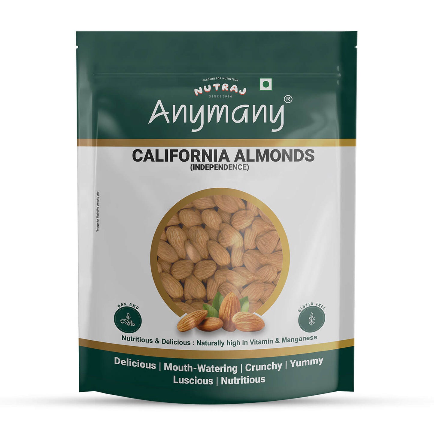 Nutraj Anymany Californian Almonds Badam 400gm