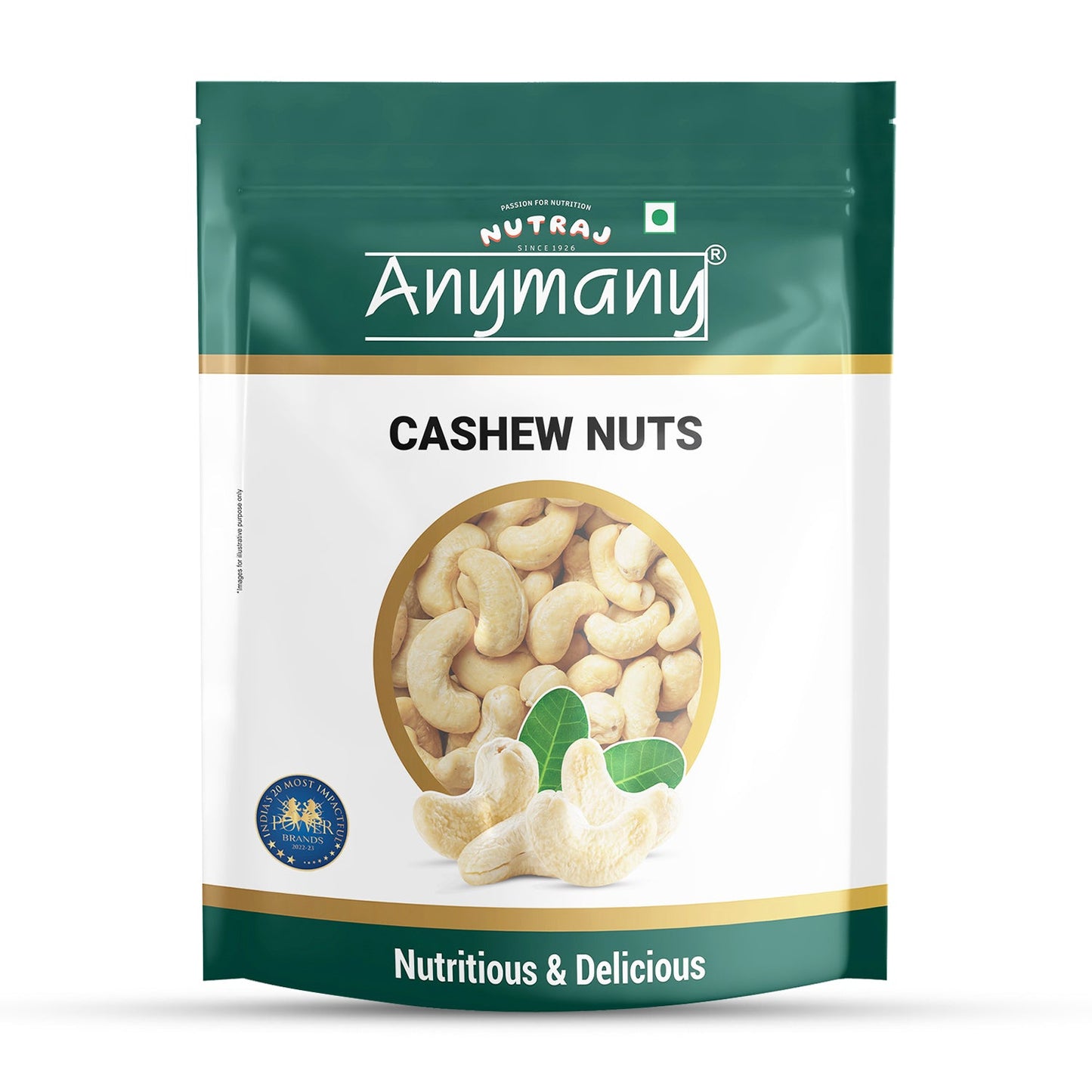 Nutraj Anymany Cashew Nuts 400gm (W450)