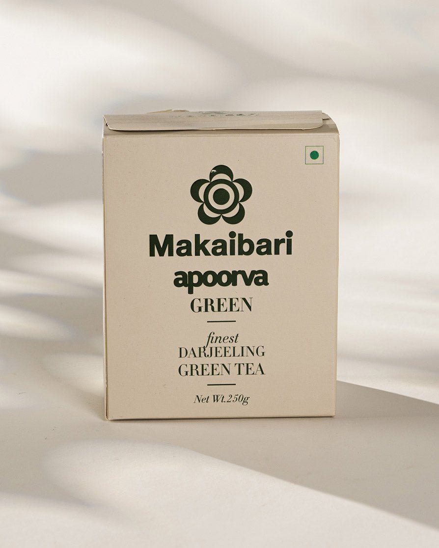 Apoorva Green Organic Darjeeling Green Tea Carton Box