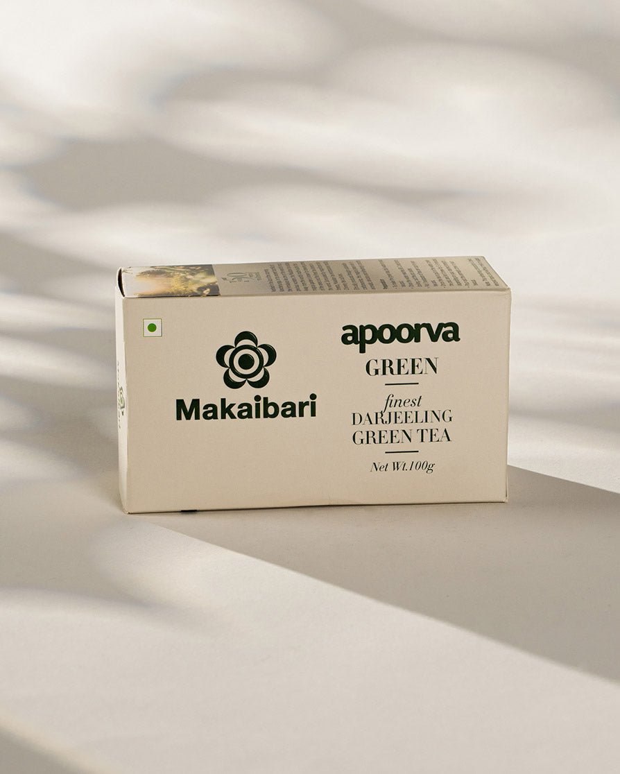 Apoorva Green Organic Darjeeling Green Tea Carton Box