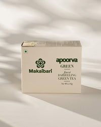 Apoorva Green Organic Darjeeling Green Tea Carton Box