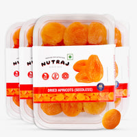 Nutraj Dried Apricot (Seedless) 200gm Tray