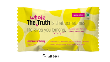 Lemon Cranberry Protein Bars - Box of 8