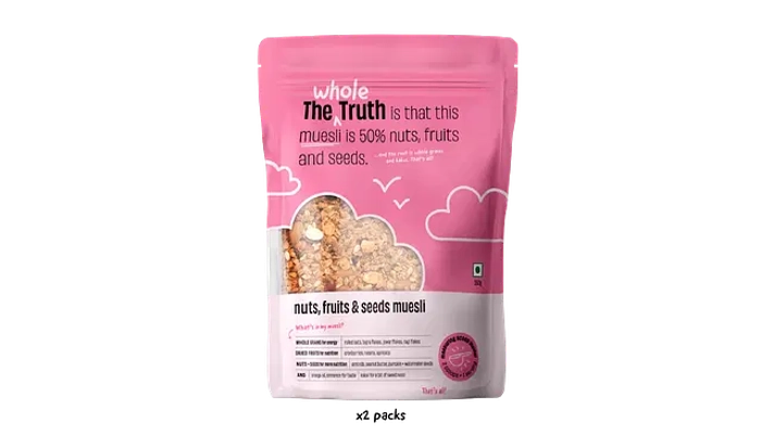 Nuts, Fruits & Seeds Muesli - Pack of