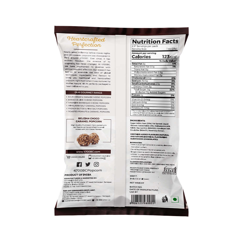 Belgian Choco Caramel, Pouch (Pack of 8, 125g)