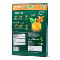 Chaayos Turmeric Cinnamon Green Tea | Turmeric Cinnamon Tea | Whole Leaf Loose Tea | Immunity Boosting - 100g [50 Cups]