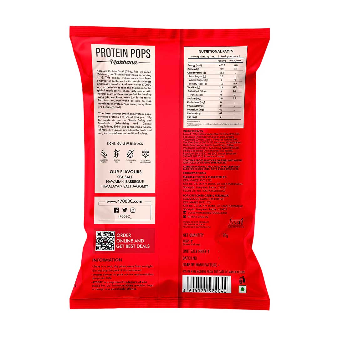 Protein Pops, Hawaiian BBQ Pouch (Pack of 6, 26g)