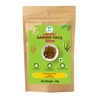 BANANA OATS MOPPET BITES