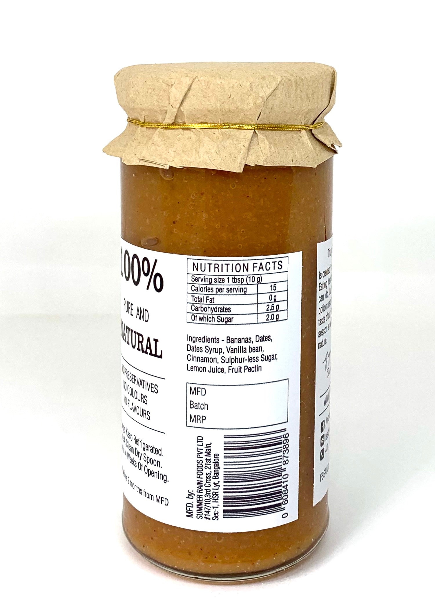 Banana Date Vanilla Jam