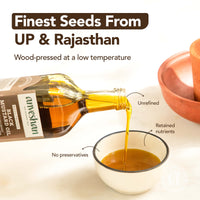 Wood-Pressed Black Mustard Oil