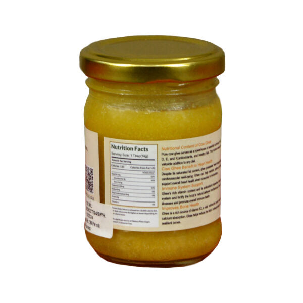 BONPHOOL DESI COW A2 GHEE 100 ML-LAB TESTED-INDICUS COWS -GLASS JAR