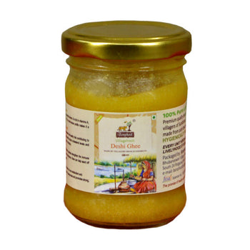 BONPHOOL DESI COW A2 GHEE 100 ML-LAB TESTED-INDICUS COWS -GLASS JAR