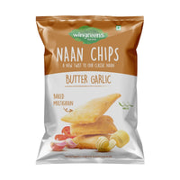 Butter Garlic Naan Chips