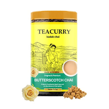 Butterscotch Chai - 100% Natural Butterscotch Flavored Chai Tea for Digestion | With Real Ingredients