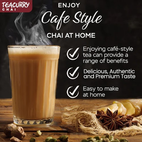 Ginger Chai - 100% Natural Ginger Flavoured Chai Tea | With Real Ginger, Black Tea