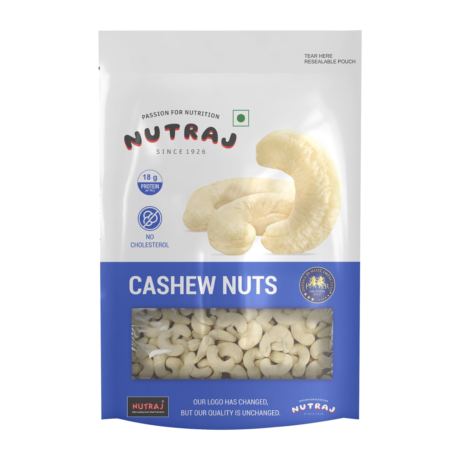 Nutraj Premium Cashew Nuts 250gm (W320)