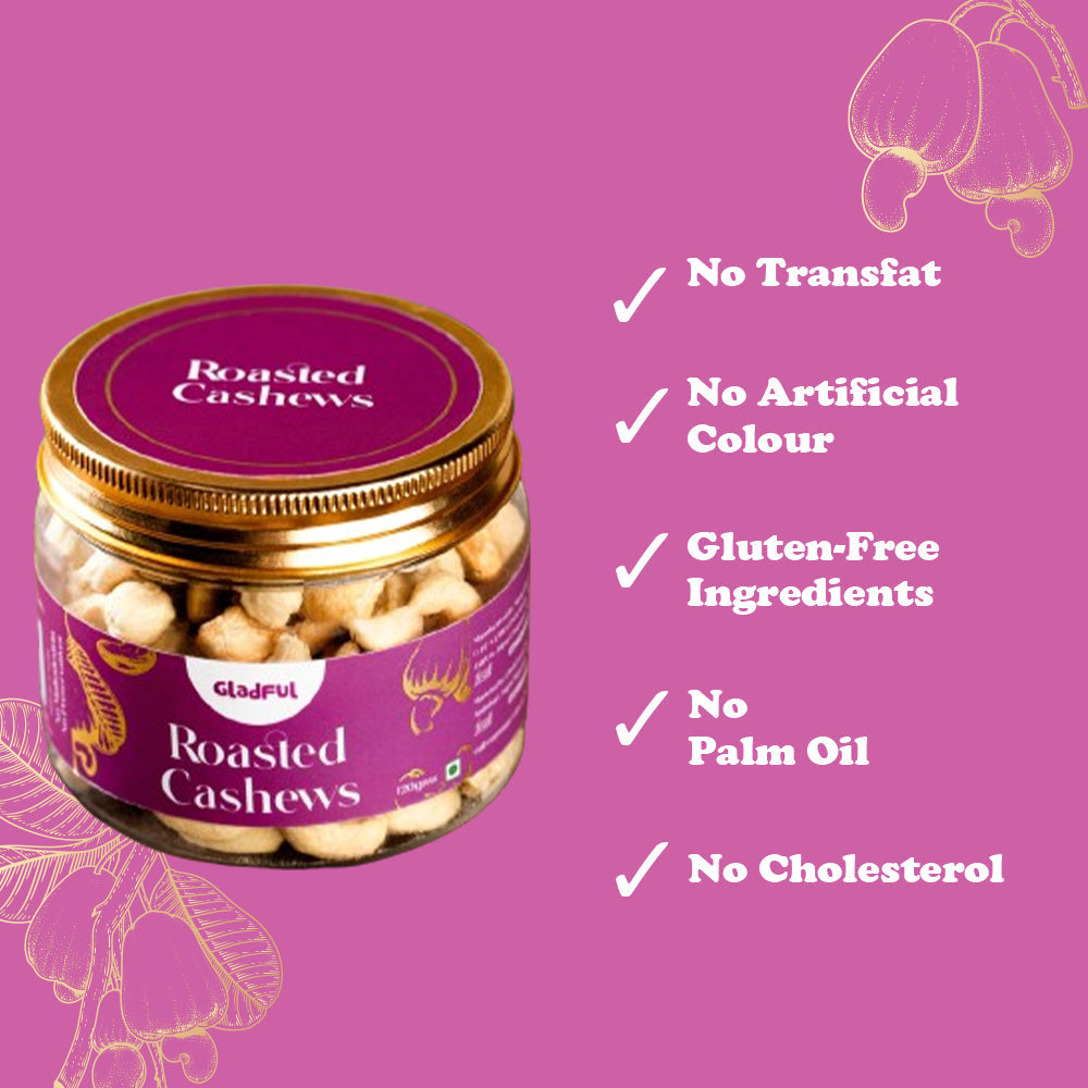 Crispy Roasted Cashews - 120g (One jar)