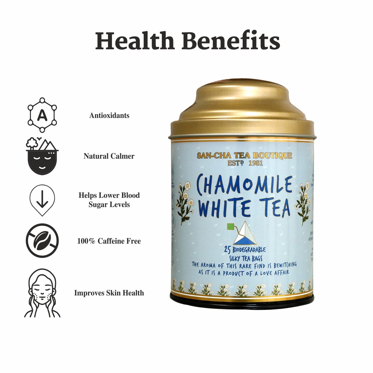 Chamomile White Tea (Silver Needles White Tea)