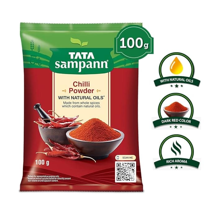 Tata Sampann Chilli Powder With Natural Oils - Veeha Foods