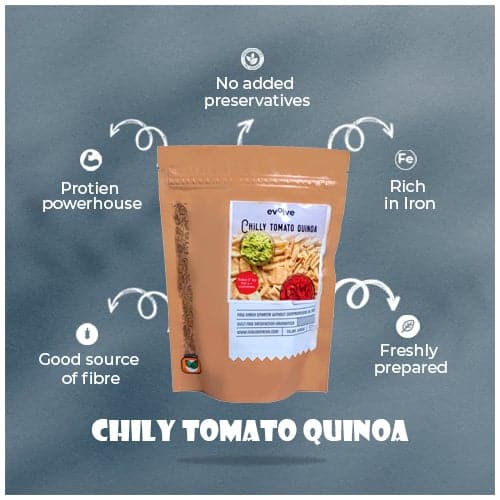 Chilly Tomato Quinoa Chips