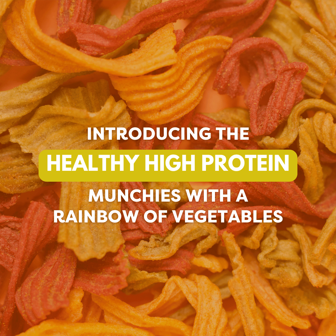 The Healthy Protein Munchies- Rainbow of Real Veggies