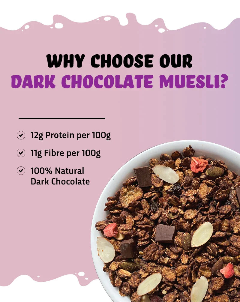 Dark Chocolate Muesli 400gm