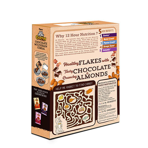 Chocolate Multigrain Cereal for Kid- Real Chocolate & Nuts - 450g