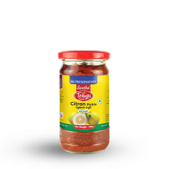 Swetha Telugu Foods Citron Pickle - 300 gms