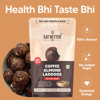 Coffee Almond Laddoos  - No Added Sugar | 100% Natural