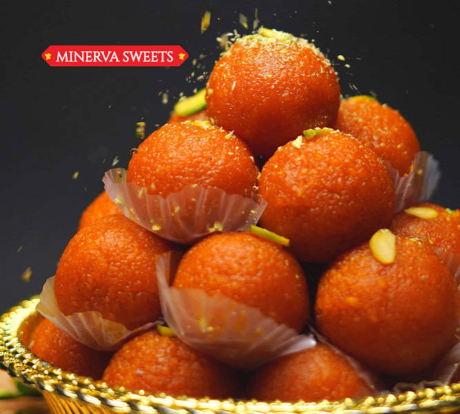 Minerva Sweets Pure Ghee Motichur Ladoo