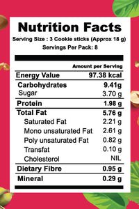 DRY FRUIT MOPPET STICK COOKIES (150G)