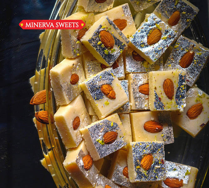 Minerva Sweets Malai Burfi – Veeha Foods