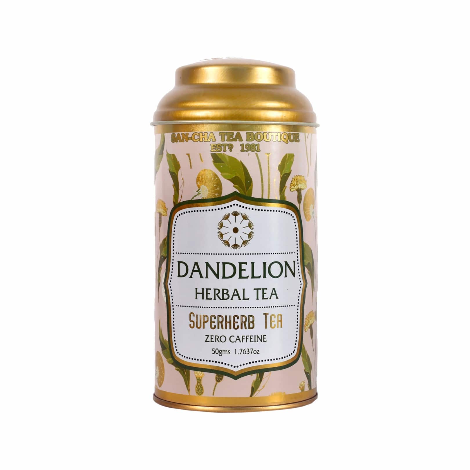 Dentello Tea Sancha Tea Boutique Dandelion Herbal Tea - Veeha Foods